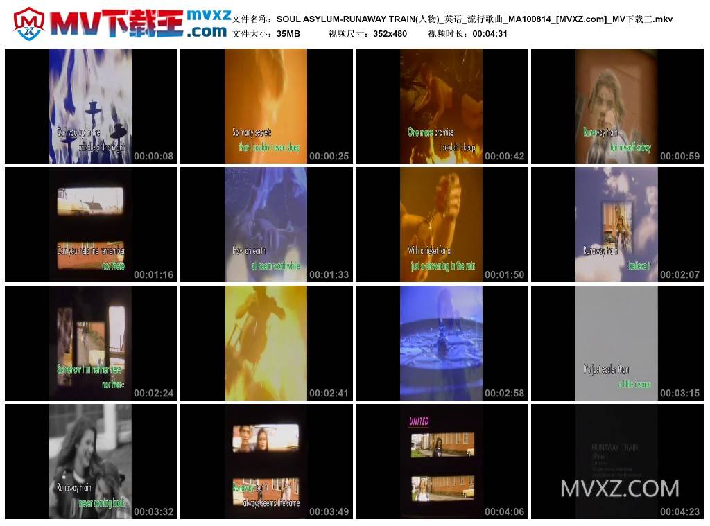 SOUL ASYLUM-RUNAWAY TRAIN(人物)_英语_流行歌曲_MA100814